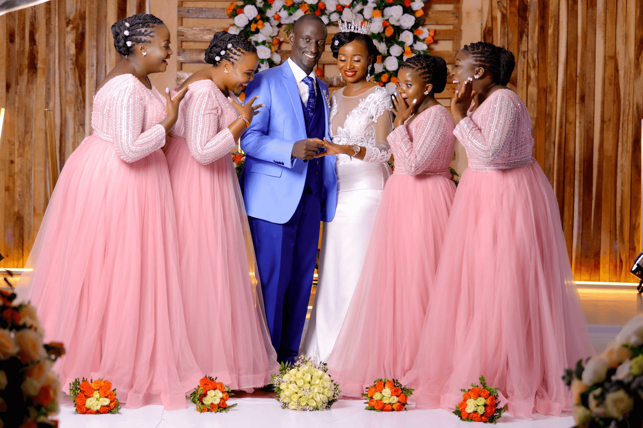 people on an introduction ceremony